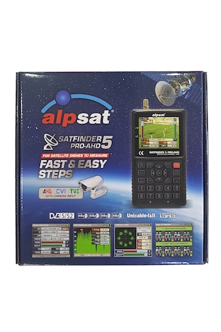 Alpsat Satfinder 5 Hd Pro - Profesyonel Uydu Bulucu Ve Ahd Kamera Tester