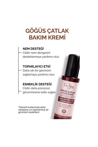 Göğüs Çatlak & Sıkılaştırıcı Bakım Kremi, Toparlayıcı Etkili Çatlak Kremi 100 Ml