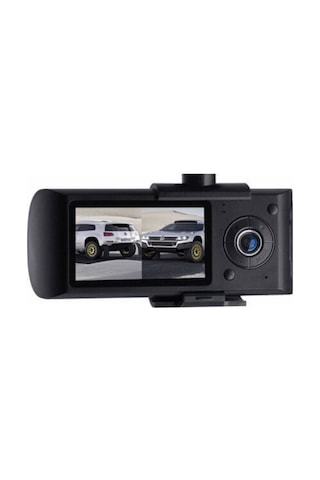 Çift Lensli Ön Ve Araç İçi Kayıt Kamerası 1080p Full Hd Gps Modüllü G Sensörlü Kızılötesi Gece Sensörlü Yol Kayıt Cihazı