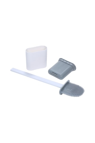 Pazly Esnek Tpr Fırçalı Kısa Saplı Tuvalet Fırçası - Hijyenik Tutuculu, Çizik Yapmayan, Kolay Temizlik, Ergonomik Tasarım