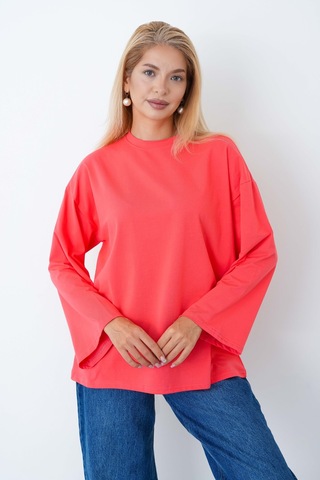 Herkesemoda Kadın Tesettüre Uygun Geniş Kollu Body Narçiçeği