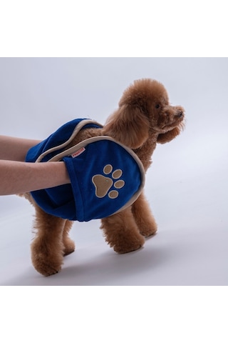 Navy Blue Lacivert Evcil Hayvan Kurulama Havlusu-köpek Kurulama Havlusu- Kedi Kurulama Havlusu