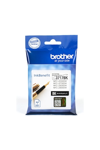 Brother Lc3717Bk Siyah Mürekkep Kartuş 550 Sayfa
