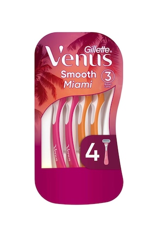 Gillette Venus Smooth Miami Kadın Tıraş Bıçağı 3'lü