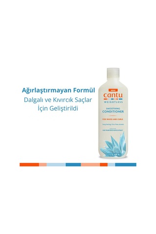 Cantu Weightless Saç Kremi 400 Ml- Kıvırcık Ve Dalgalı Saçlar İçin