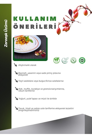 Kuru Zereşk Barberries 1 Kg Yeni Mahsül 1. Kalite Iran Üzümü Zereshk 1 KG