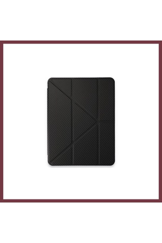 Storeşahin Apple Apple Uyumlu iPad Pro 13 2024 Kılıf Color Karbon Tablet Kılıfı - Siyah Shn0720