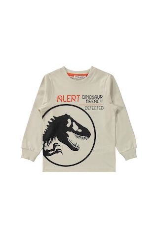 Jurassıc World Jurassic World 2-9 Yaş Pijama Takımı - Ekru Ekru-siyah