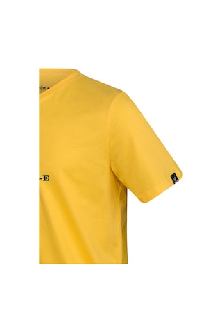 2as Alex Baskılı Erkek Sıfır Yaka T-shirt Sarı
