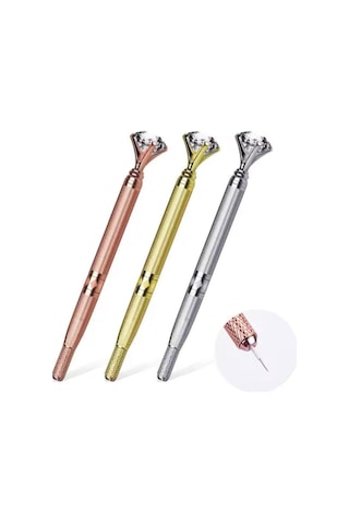 Ellea Gold Elmas Taşlı Microblading Kıl Tekniği El Metodu Kalemi Diğer 0