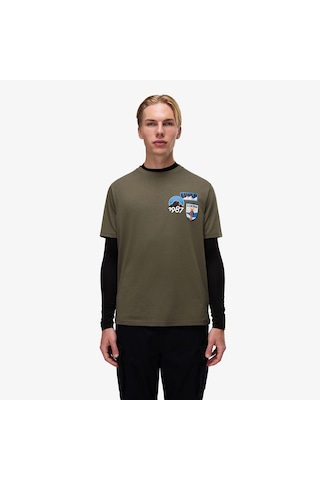 Napapijri S-montepiana Erkek Yeşil T-shirt Np0a88svg0a1 Yeşil