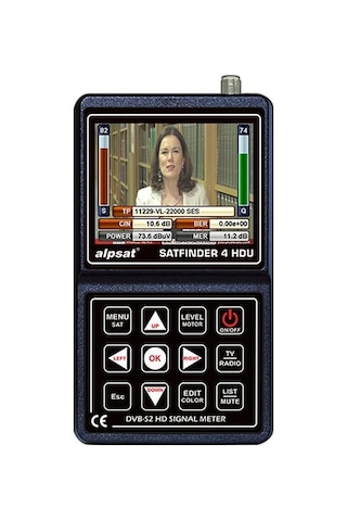 Alpsat Satfinder 4 Hd Ultra 3.5'' Lcd Ekranlı Uydu Yön Bulucu As04-hdu