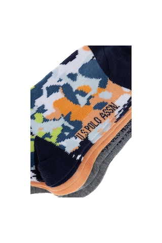 U.S. Polo Assn. Erkek Çocuk 3'lü Soket Çorap 50299297-VR033