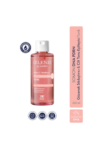 Celenes By Sweden Somon Dna Pdrn Gözenek Sıkılaştırıcı & Cilt Tonu Eşitleyici Tonik, 200 Ml