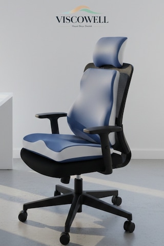 Visco Ergonomik Ofis Koltuk Minder Seti %100 Visco
