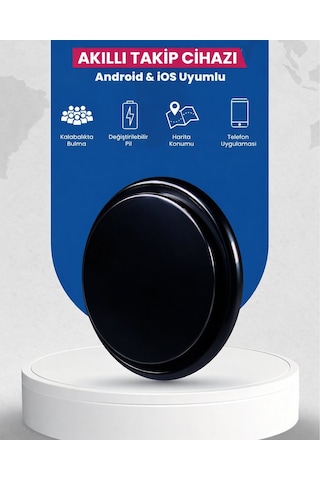 Ph331 Tagpro İos Ve Android Uyumlu Profesyonel Mıknatıslı Akıllı Gps Takip Cihazı Konum Araba, Motor, Valiz, Evcil Hayvan Takip Cihazı Siyah