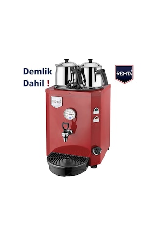 Remta 2 Demlikli Elektrikli Jumbo Çay Makinası 23 Lt -Çay Ocağı