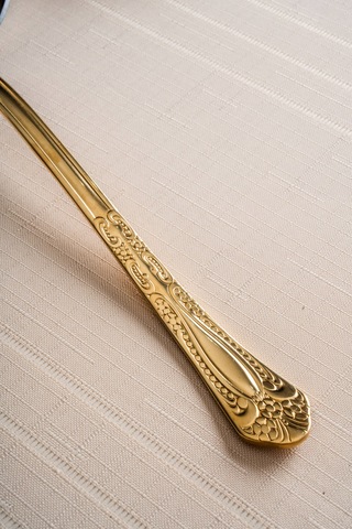 Acar Karat Star Gold Servis Kepçesi - 28 Cm