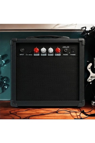 Profesyonel 20 Watt Elektro Gitar Amfisi Agl20 Jak Kablo Hediye