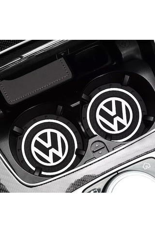 Vw Silikon Bardak Altlığı Volkswagen İle Uyumlu Polo Golf Passat