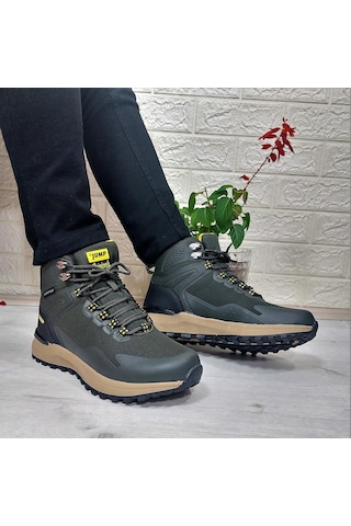 Jump 29652 Haki Waterproof Kaymaz Rahat Erkek Bot 001