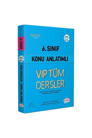 Editör 6. Sınıf Konu Anlatımlı ve Soru Bankası 2 Li Set