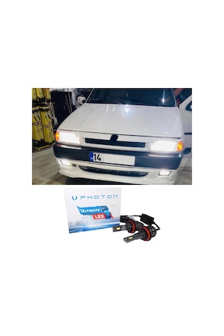 Fiat Tipo Led Xenon Uzun + Kısa Far Ampulü H4 Ultimate 9500 Lumens Yeni Seri Beyaz
