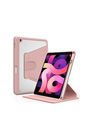 Apple Uyumlu iPad, 10.2 2021 (9.Nesil) Kılıf Zore Nayn Dönebilen Standlı Kılıf