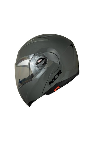 Ncr-158 Çene Açılır Gözlüklü Ece Belgeli Kask Nardo Gri