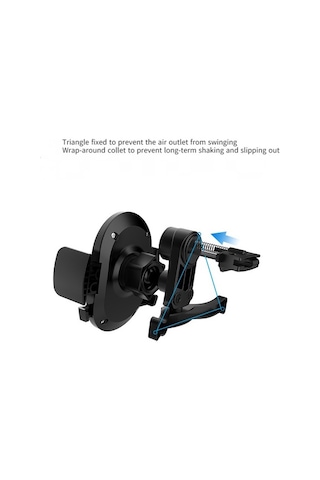 Wisdomselect Qi Dashboard Ön Cam Havalandırma Otomatik Sıkma Araç Telefonu Tutucu Braketi Kablosuz Şarj-sarı B Tarzı Siyah Vantuzlu Chjneo