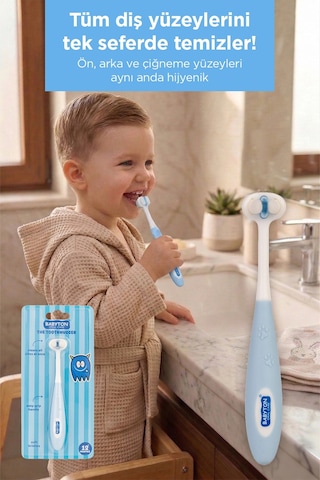 Toothhugger 3 Boyutlu Hassas Çocuk Diş Fırçası Coco