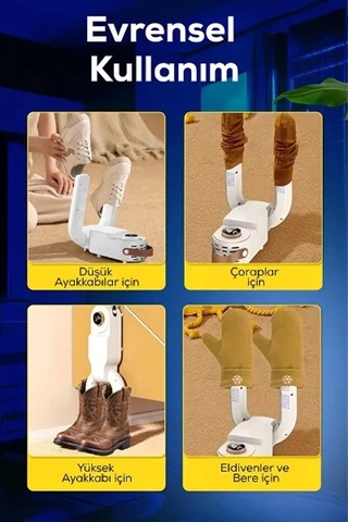 Dijital Ayakkabı Kurutma Ve Isıtma Makinesi Çok Renkli