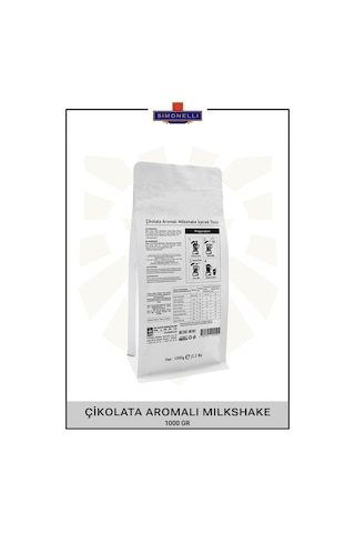 Simonelli Milkshake Çikolata Aromalı 1 KG