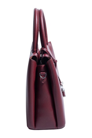 Silver Polo Sp1236 Kadın El Çantası Cilt Bordo-bordo