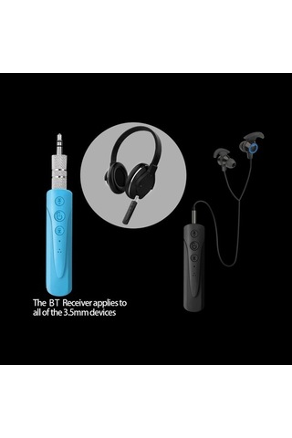 Fortunelane Kablosuz Bluetooth Alıcı - Taşınabilir 4.1 Müzik Adaptörü, Araç Ve Hoparlörler İçin