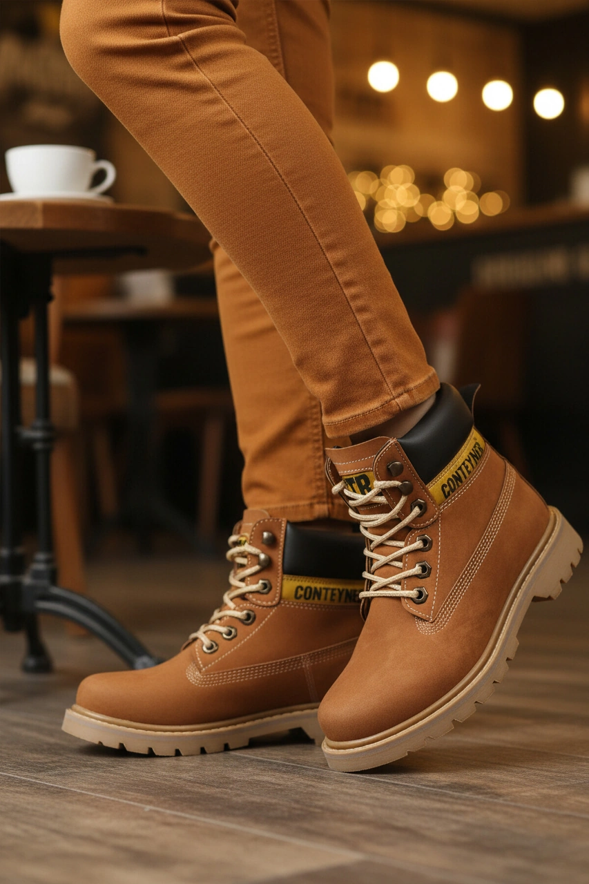 Tarçın Nubuk Soğuğa Dirençli Kaymaz Unisex Bot 922 G TARÇIN NUBUK