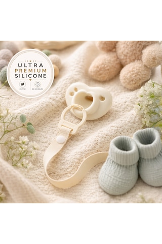 Tgm Baby Ultra Premium Silikon Kalpli Emzik Plus Krem