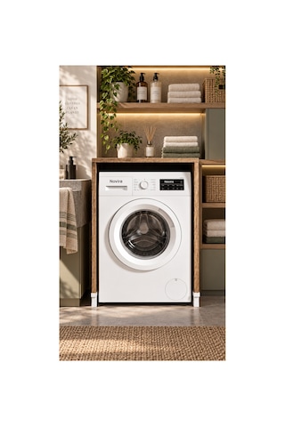 Venüs Çamaşır Makine Dolabı Çok Amaçlı Dolap Banyo Dolabı Atlantik Çam - 901586518 Atlantik Çam