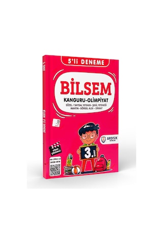 Ardışık Yayınları 3. Sınıf Bilsem Soru Bankası Ve Deneme Sınavı Tamamı Video Çözümlü 2 Kitap Set