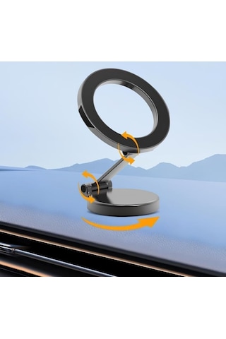 Fenomen Araç Tutucu Süper Ağır Metal 3m Taban Bantı Kutuda Yedek Taban Bantı Ve 2 Adet Yedek Metal Halka 360 Derece Tam Tur Dönebilir Katlanabilir Masa Gibi Yüzeylere De Uygun Telefon Tutucu Ve Stand 2 Mixed