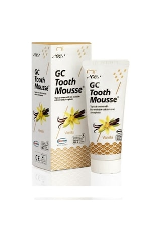 GC Tooth Mousse Vanilya Aromalı Diş Minesi Koruyucu Krem 40 G GC Tooth Mousse Vanilya Aromalı Diş Minesi Koruyucu Krem 40 G