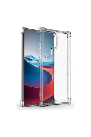 Galaxy Uyumlu S24 Ultra Kılıf Nitro Anti Shock Silikon - Renksiz Renksiz Renksiz