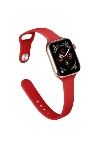Newface Apple Watch Uyumlu 38mm Klasik Kordon - Kırmızı