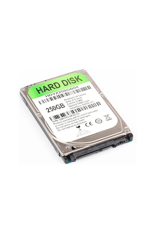 Mufunye 2.5 İnç 250gb Sata Iıı Mekanik Disk - 5400rpm Devir Hızı, 8mb Önbellek Kapasitesi Hdyz250gb04