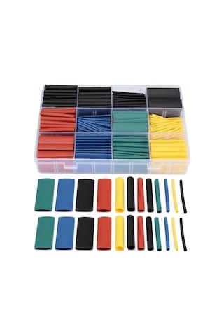 Makaron Kablo Yalıtım Isı Boru Daralan 580 Parça Kablo Tamir Kiti (503777087)