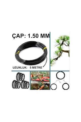 Omeniv 1.50 MM Çaplı 5 Metre Bonsai Gövde Dal Şekillendirme Teli