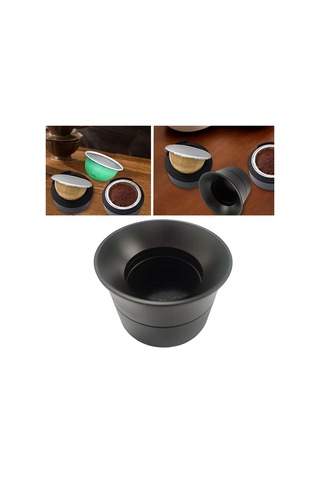 Homyl Yeniden Kullanılabilir Kahve Kapsülü Tutucusu Kendin Yap Siyah