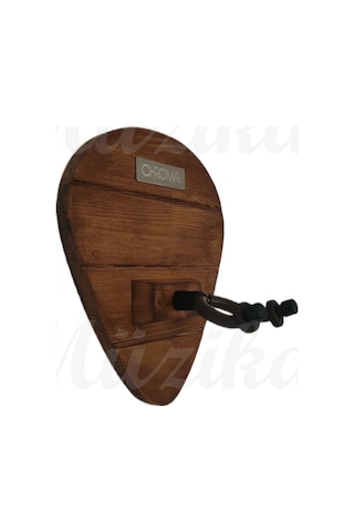 Gitar Bağlama Ukulele Duvar Askısı Standı Masif Çam Ağacı Ceviz + Dübel Ve Vida Dahil