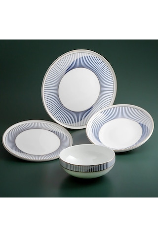 Jumbo Luna Fine Bone 24 Parça 6 Kişilik Yemek Takımı