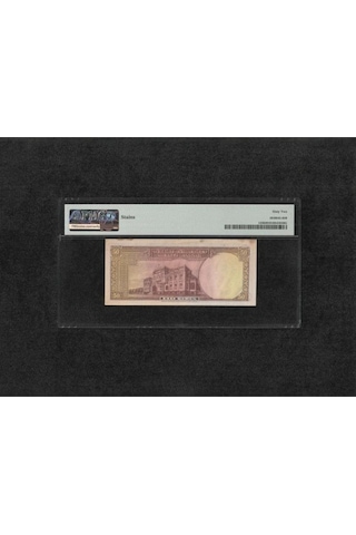 Sertifikalı Pmg 62 Unc Çil Inönü Batan Gemi 50 Elli Kuruş P 133 1930 S/n B3 450230 / 2. Ems